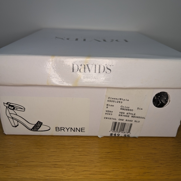 ⭐David's Bridal Women's Rose Gold Heels⭐ - Picture 14 of 15